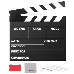 NEEWER FCB01 12"x11"/30x27cm Film Movie Clapper Board