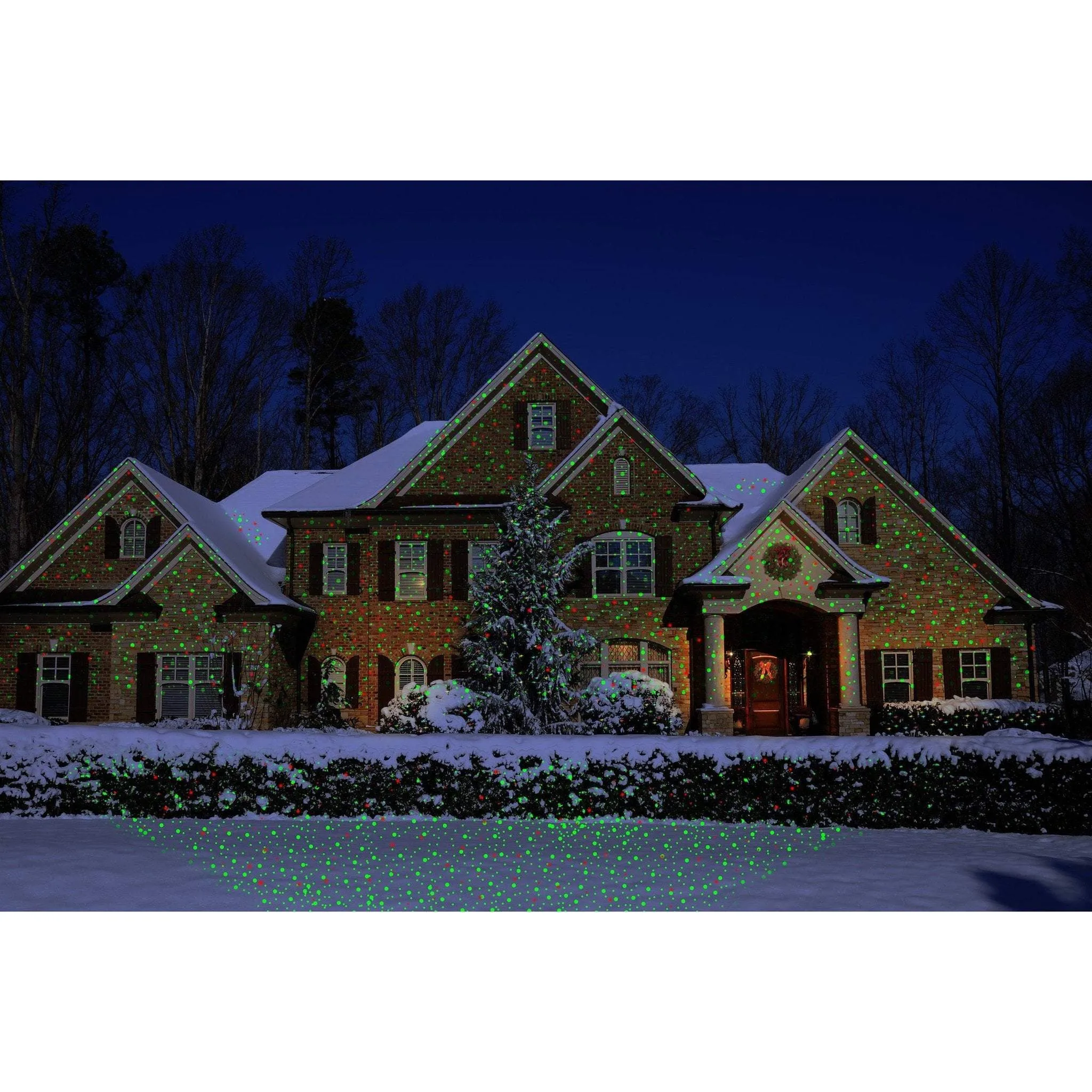 Night Stars Double Coverage - Red and Green Laser Light