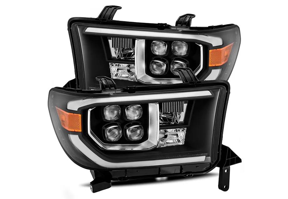 NOVA-Series LED Projector Headlights Black (Without Level Adjuster) Fits 07-13 Toyota Tundra/08-17 Toyota Sequoia
