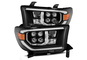 NOVA-Series LED Projector Headlights Black (Without Level Adjuster) Fits 07-13 Toyota Tundra/08-17 Toyota Sequoia