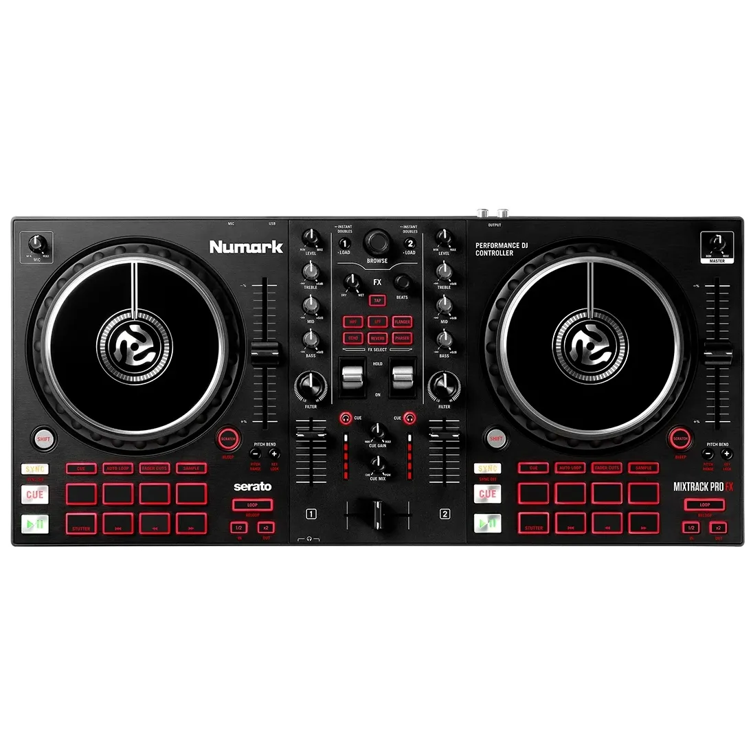 Numark MIXTRACKPROFX DJ Controller & DJC-B1 Soft Case Bundle