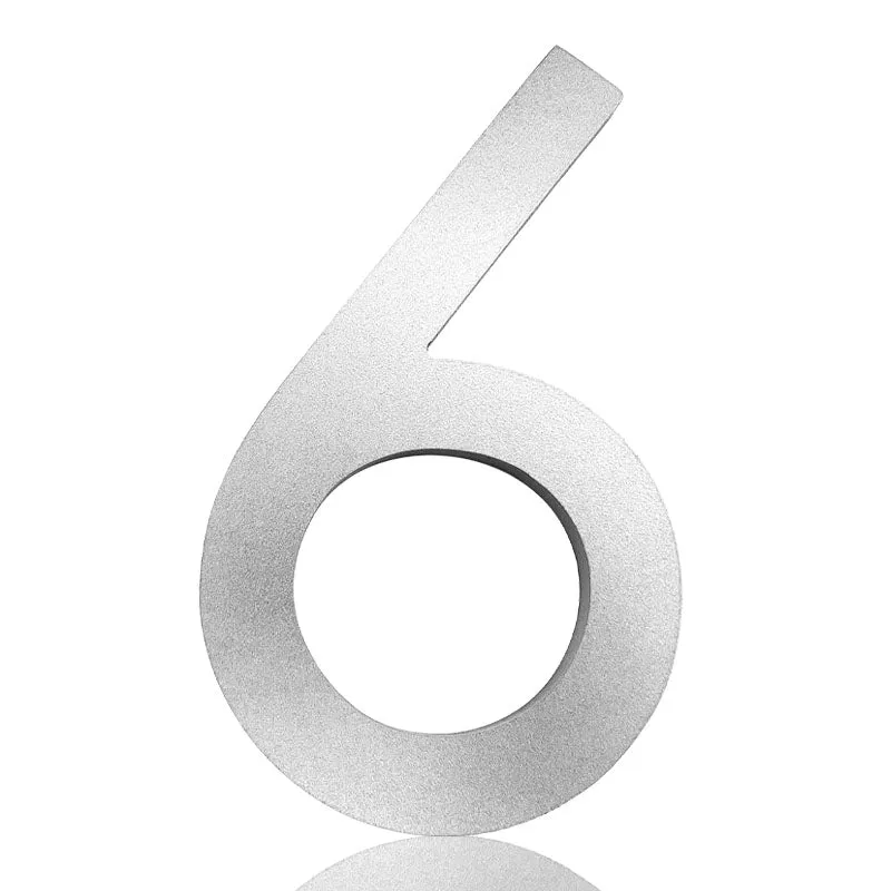[Number AC101] Acrylic Modern Floating House Number - 3Inch, 6 Inch, 8 Inch