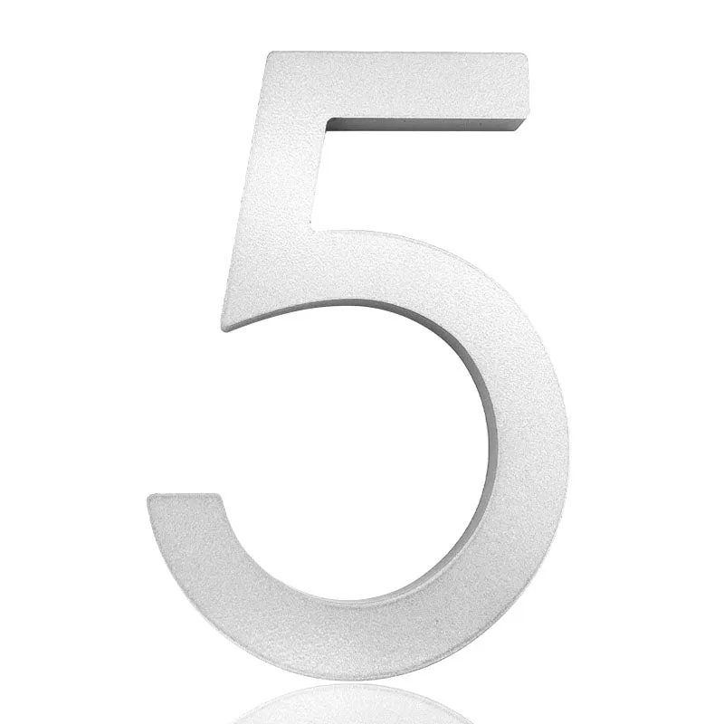 [Number AC101] Acrylic Modern Floating House Number - 3Inch, 6 Inch, 8 Inch