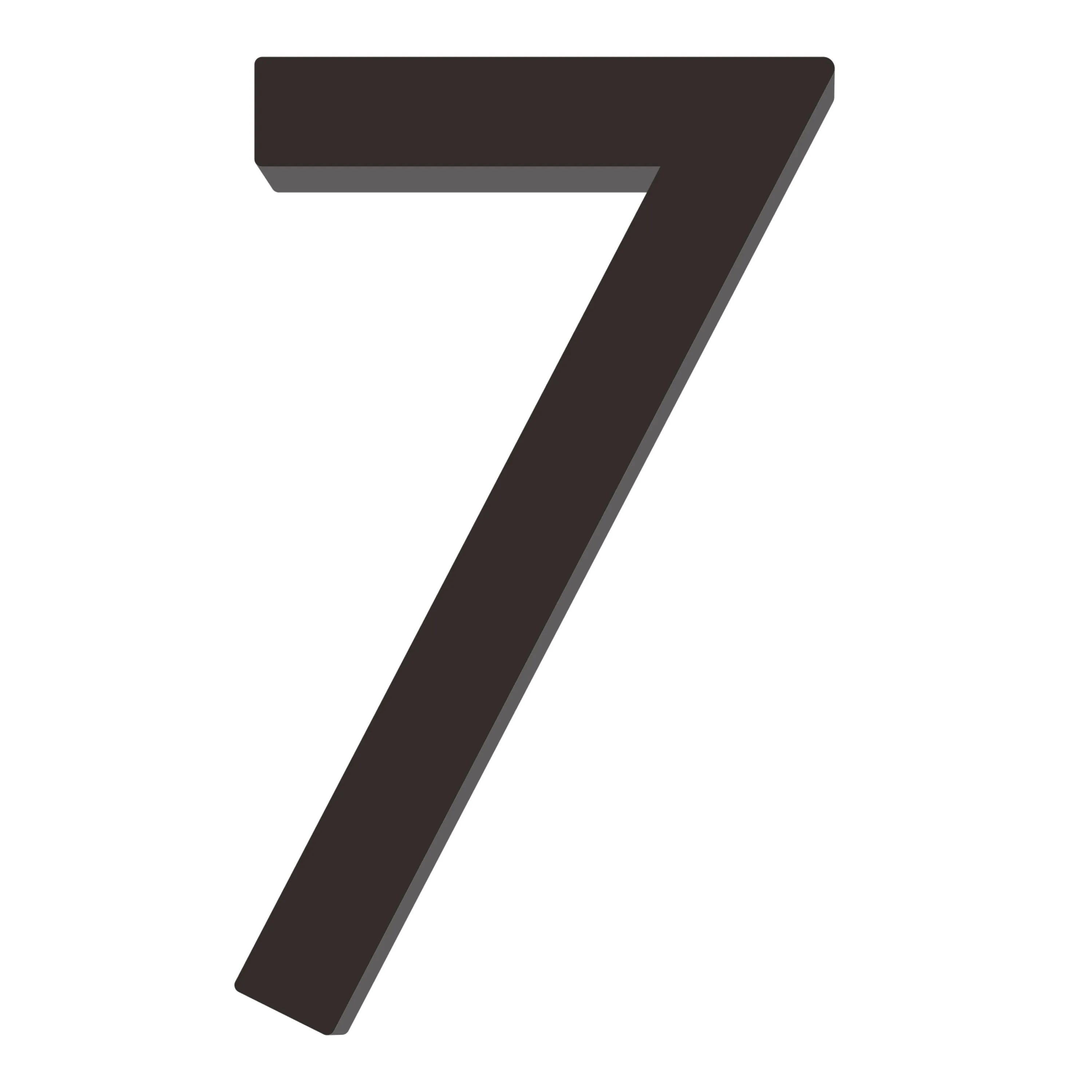 [Number AC101] Acrylic Modern Floating House Number - 3Inch, 6 Inch, 8 Inch