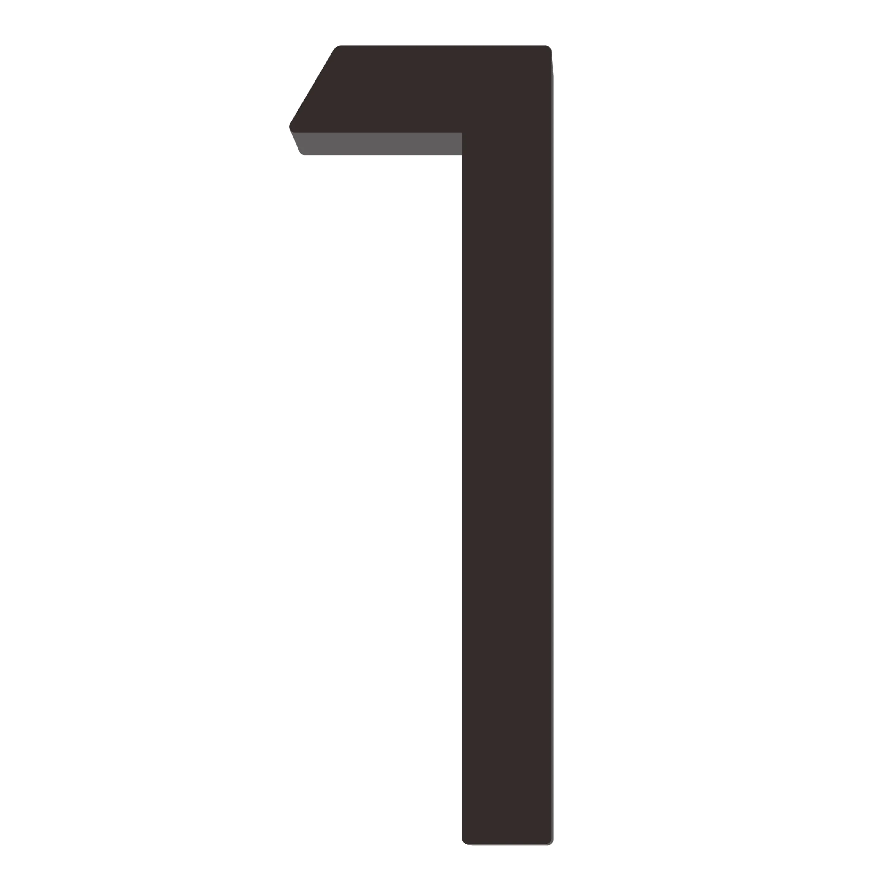 [Number AC101] Acrylic Modern Floating House Number - 3Inch, 6 Inch, 8 Inch