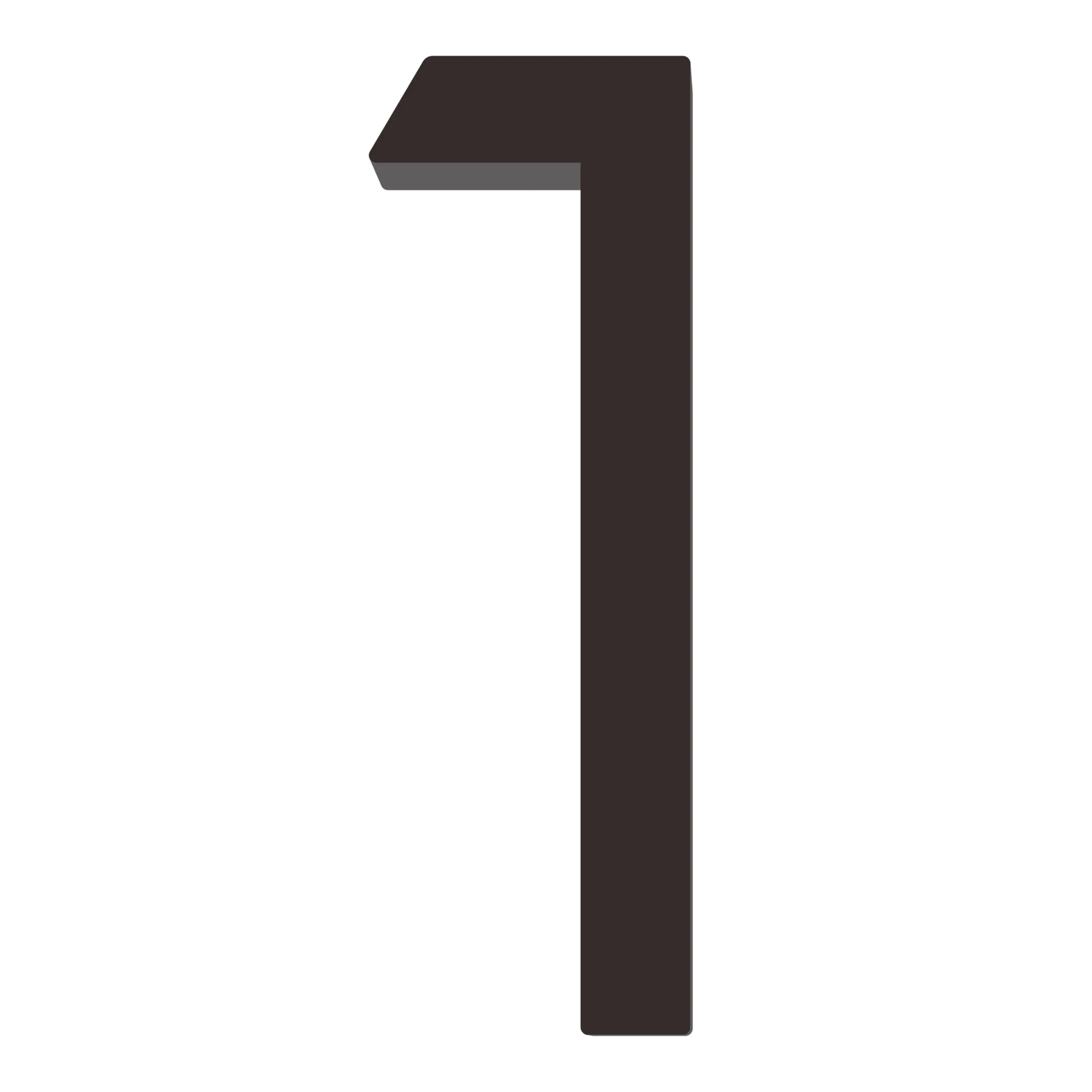 [Number AC101] Acrylic Modern Floating House Number - 3Inch, 6 Inch, 8 Inch