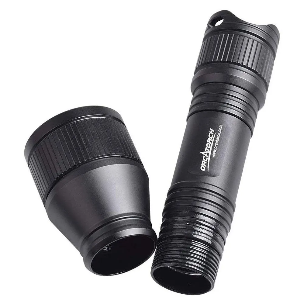 Open Box Orcatorch D550 Lightweight Tail Magnetic Switch Diving Light