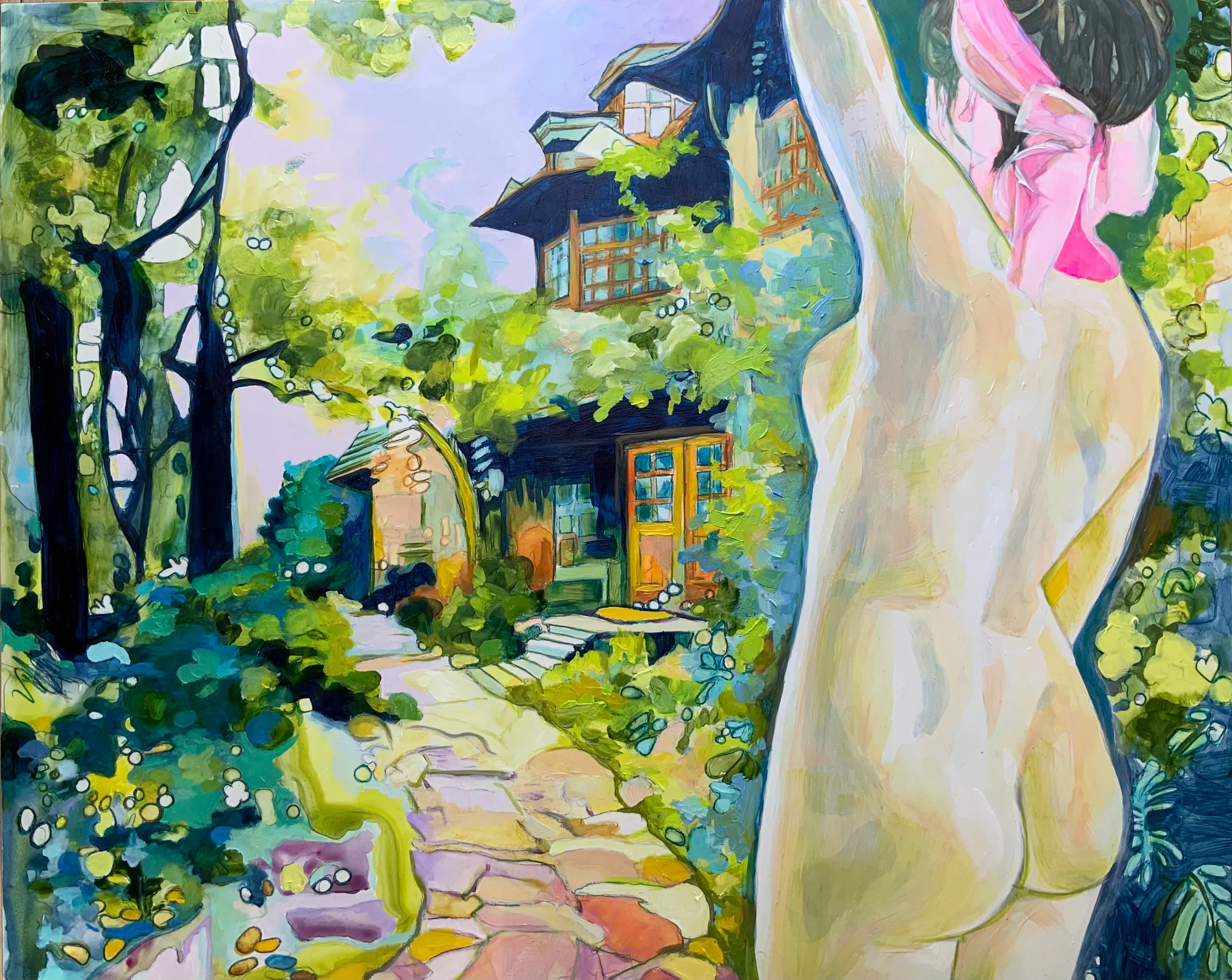 Original Oil Painting - "Vulnerability Path"