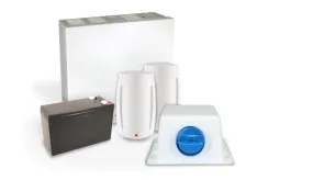 Paradox MG5050  Kit, 2 x DG75 , WP Siren/Strobe, (No Keypad)