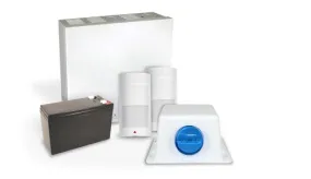 Paradox MG5050  Kit, 2 x PMD2P, WP Siren/Strobe, (No Keypad)