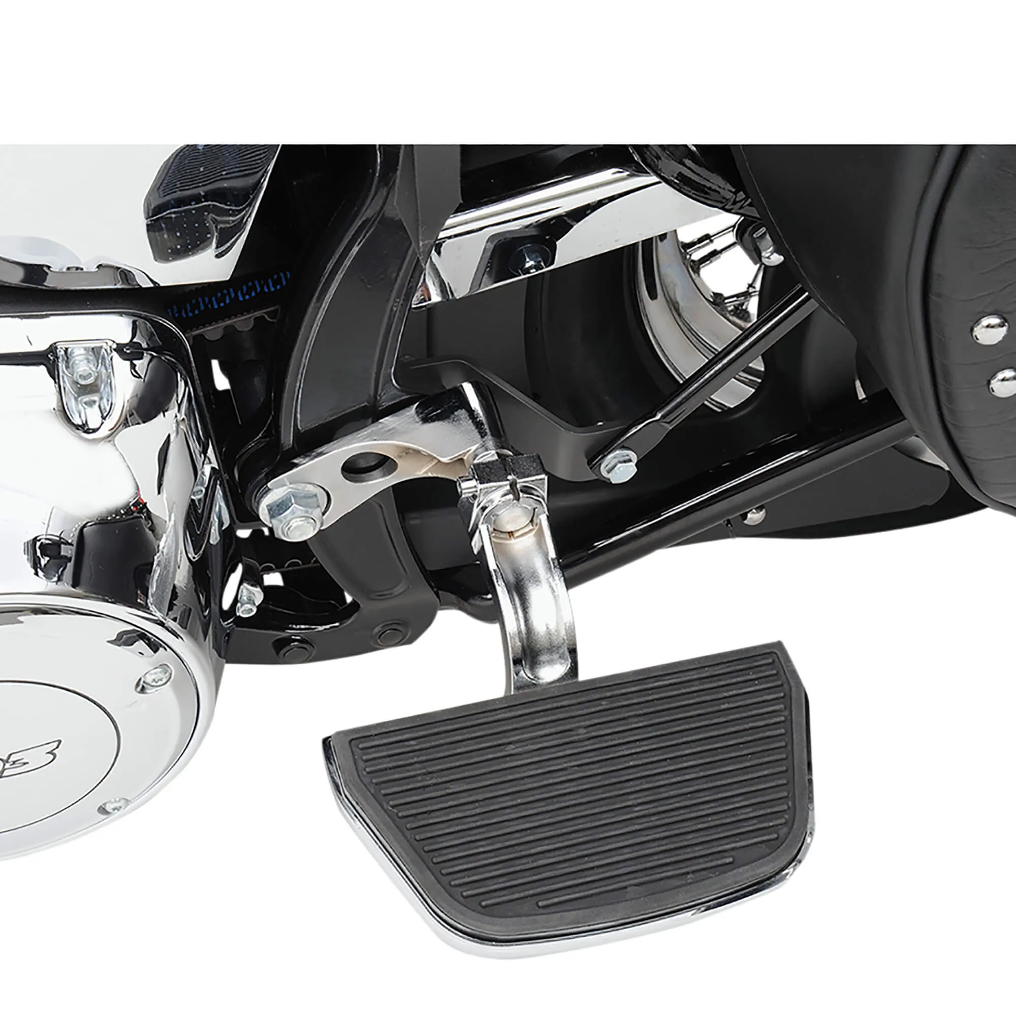Passenger Floorboard Mount Kit - Chrome - 2000-17 Harley-Davidson FXST/C, FLST/C