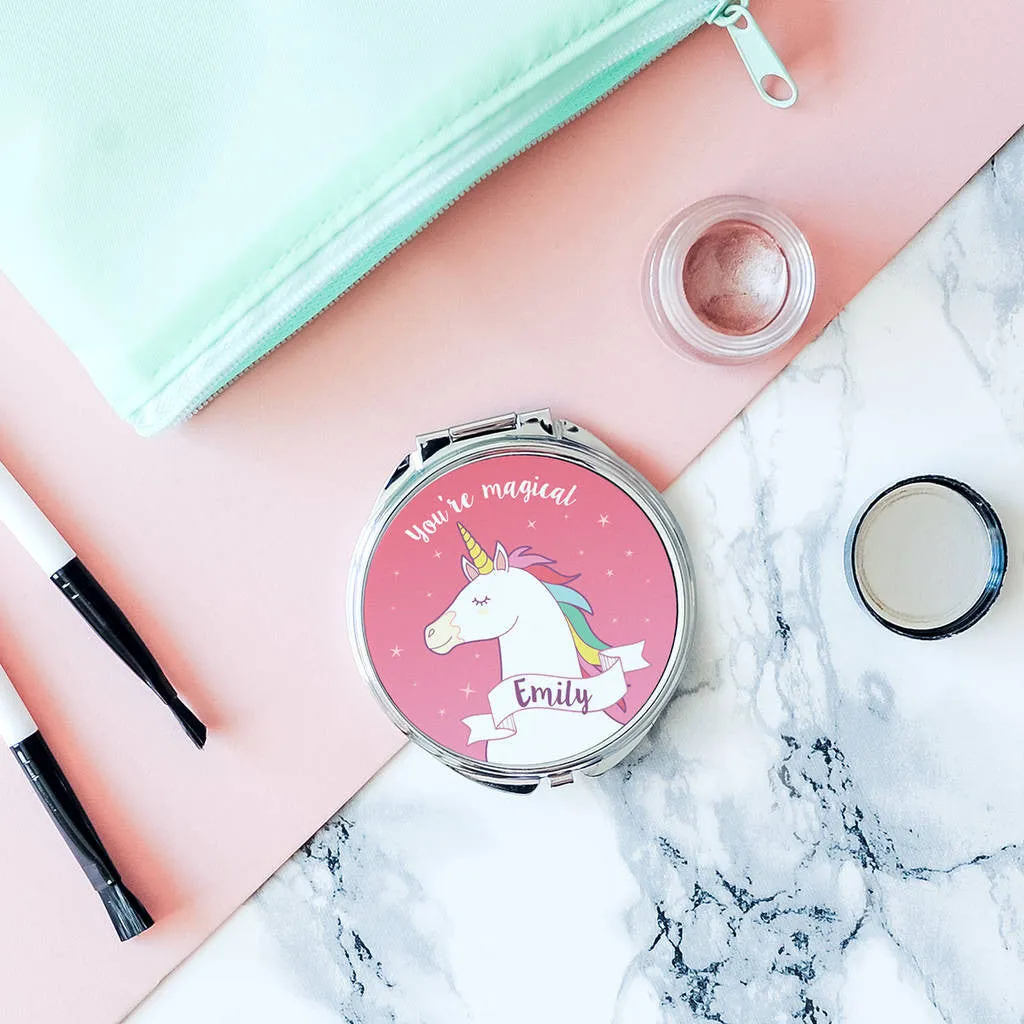 Personalised 'You're Magical' Unicorn Mirror