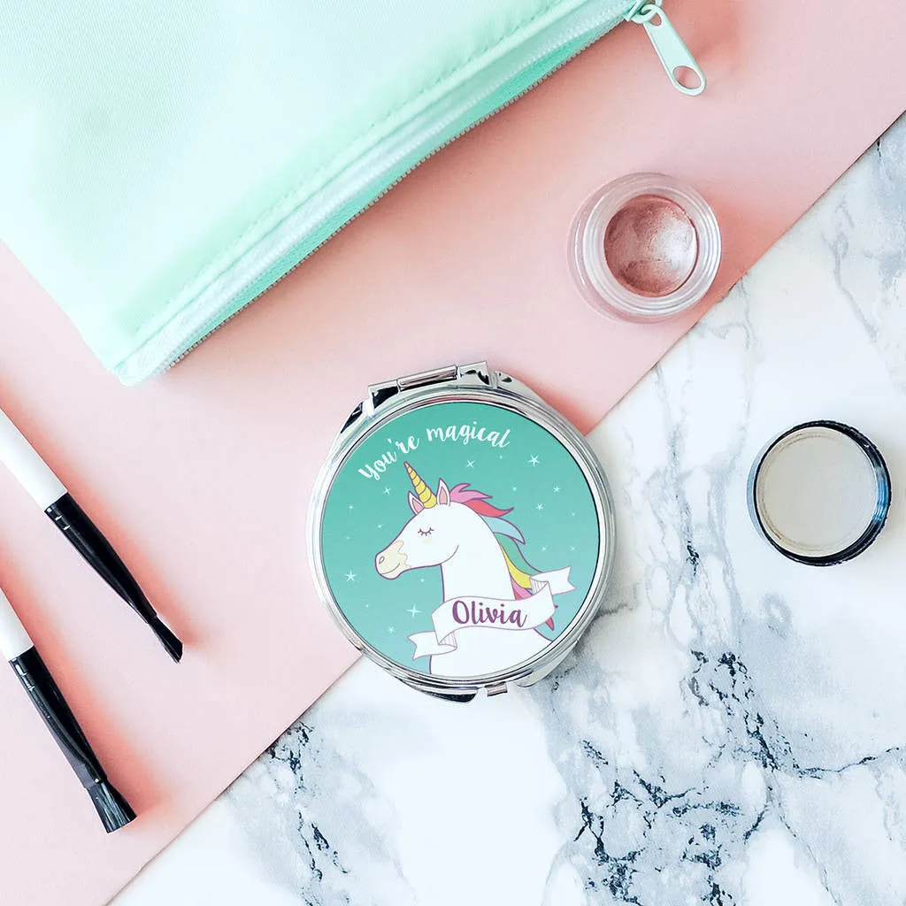 Personalised 'You're Magical' Unicorn Mirror