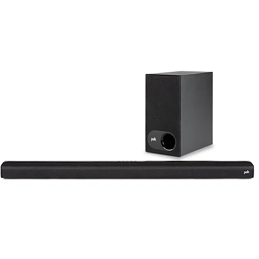 Polk Audio Signa S2 Universal Sound Bar with Wireless Subwoofer - Black | SIGNAS2
