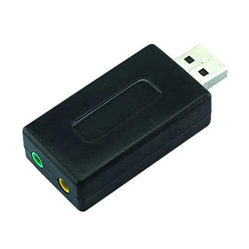 Portable USB 2.0 External Sound Card Virtual 7.1 Channel Stereo Audio Adapter