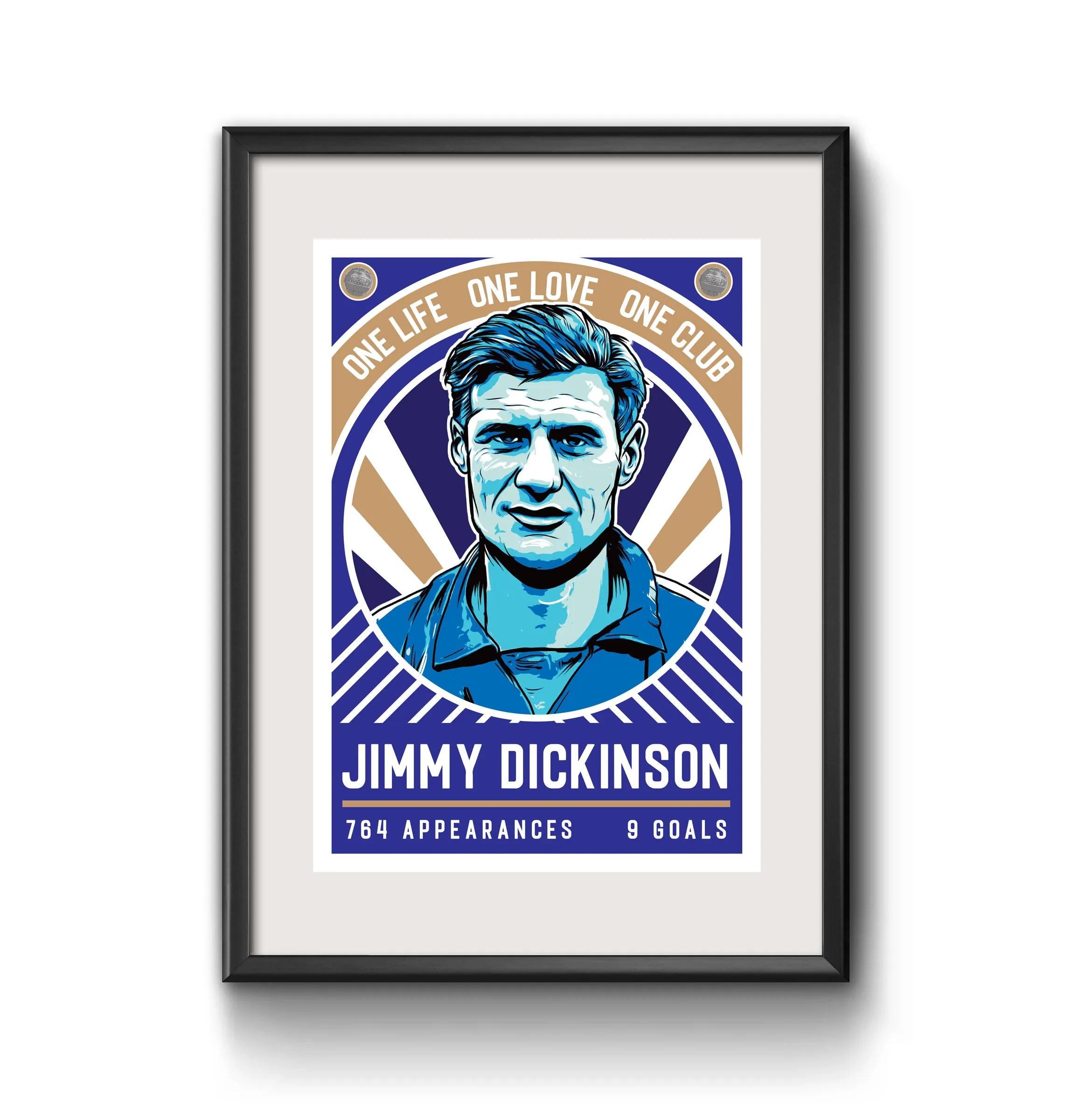 Portsmouth Jimmy Dickinson Print