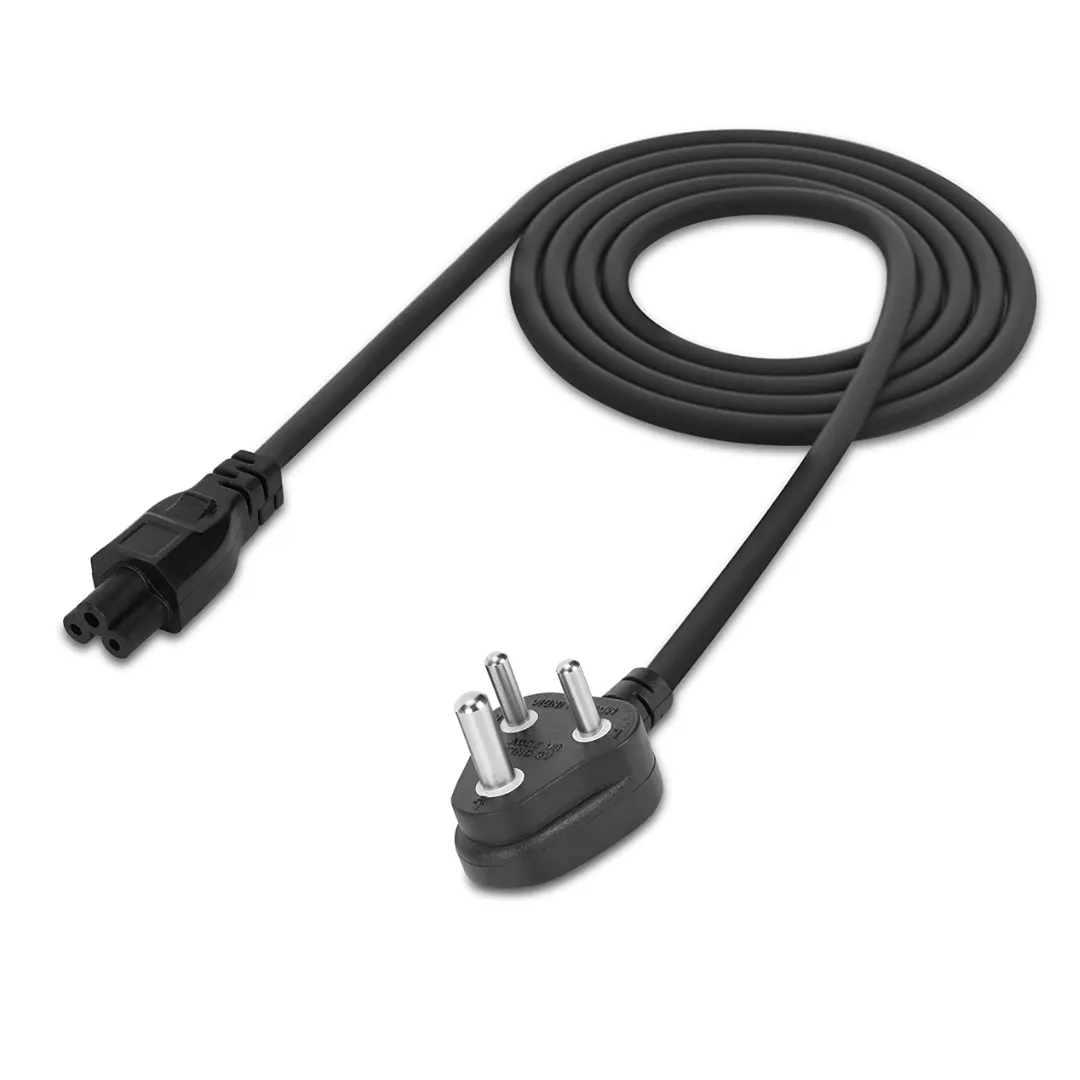 Power Cable Cord for Laptop, 1.5 Meter (Black)