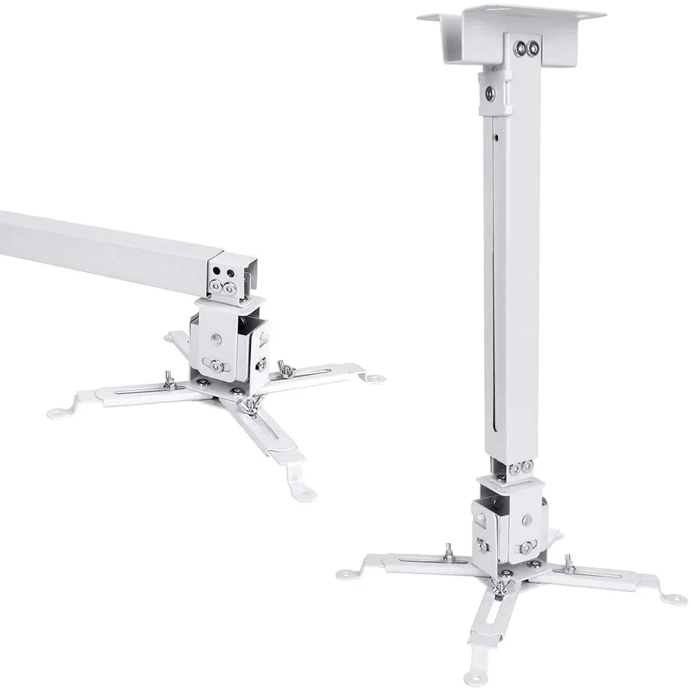 Projector Ceiling Mount for LCD / DLP Adjustable Height Projector Wall Mount Stand [Expandable Size 5''-24'']