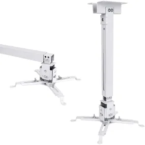 Projector Ceiling Mount for LCD / DLP Adjustable Height Projector Wall Mount Stand [Expandable Size 5''-24'']