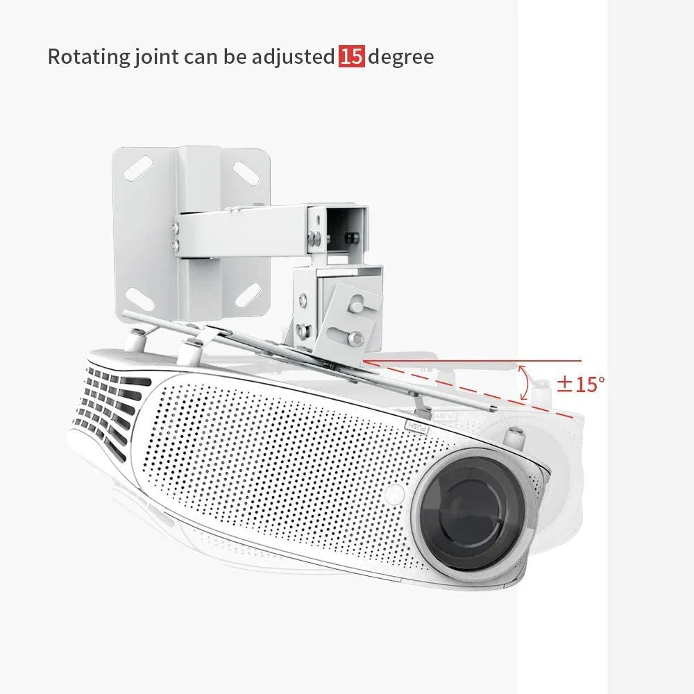 Projector Ceiling Mount for LCD / DLP Adjustable Height Projector Wall Mount Stand [Expandable Size 5''-24'']