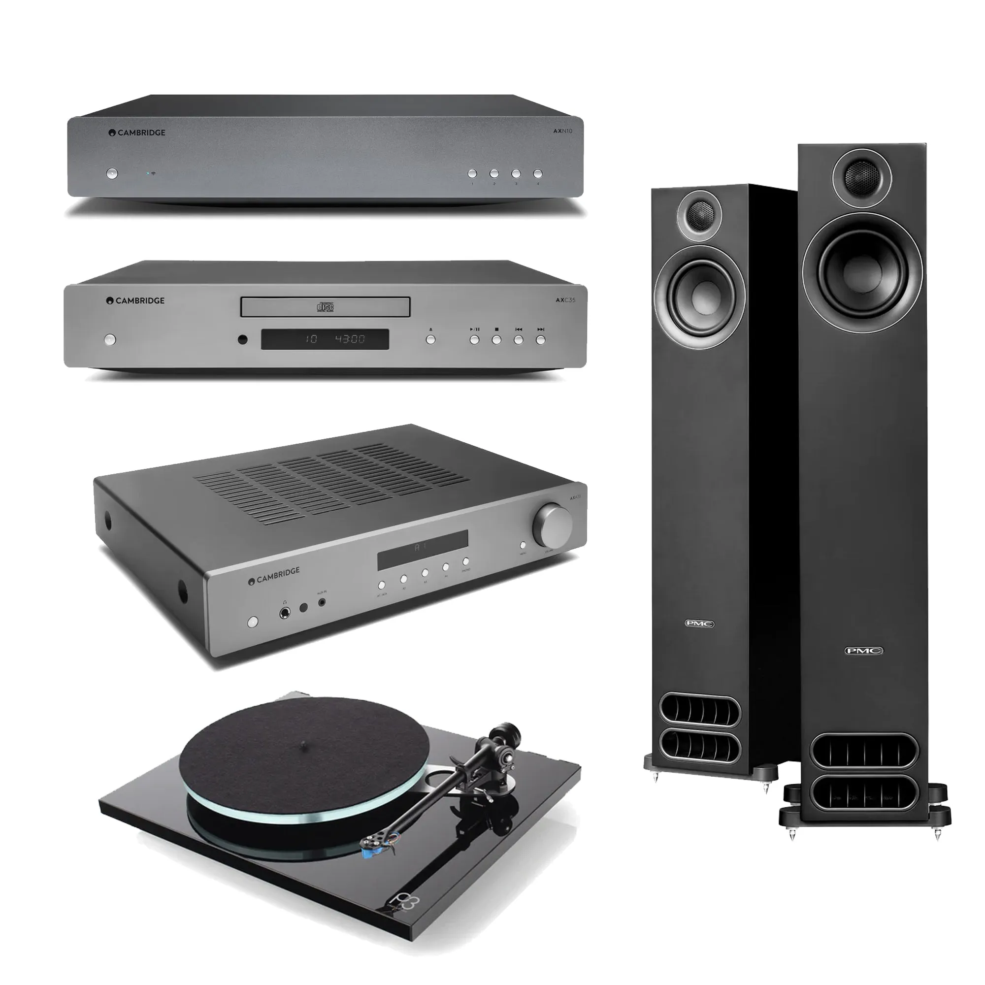 "Teardrop" Floorstanding Speaker Bundle