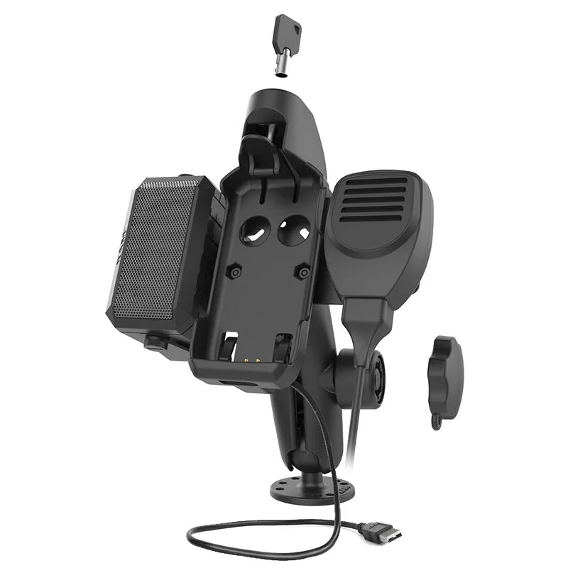 RAM® Double Ball Mount for Sonim XP5s with Speaker & Hardwire Bundle