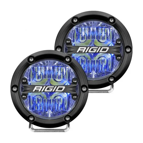 Rigid 360-Series 4" LED Off Road Fog Light Drive Beam-Pair