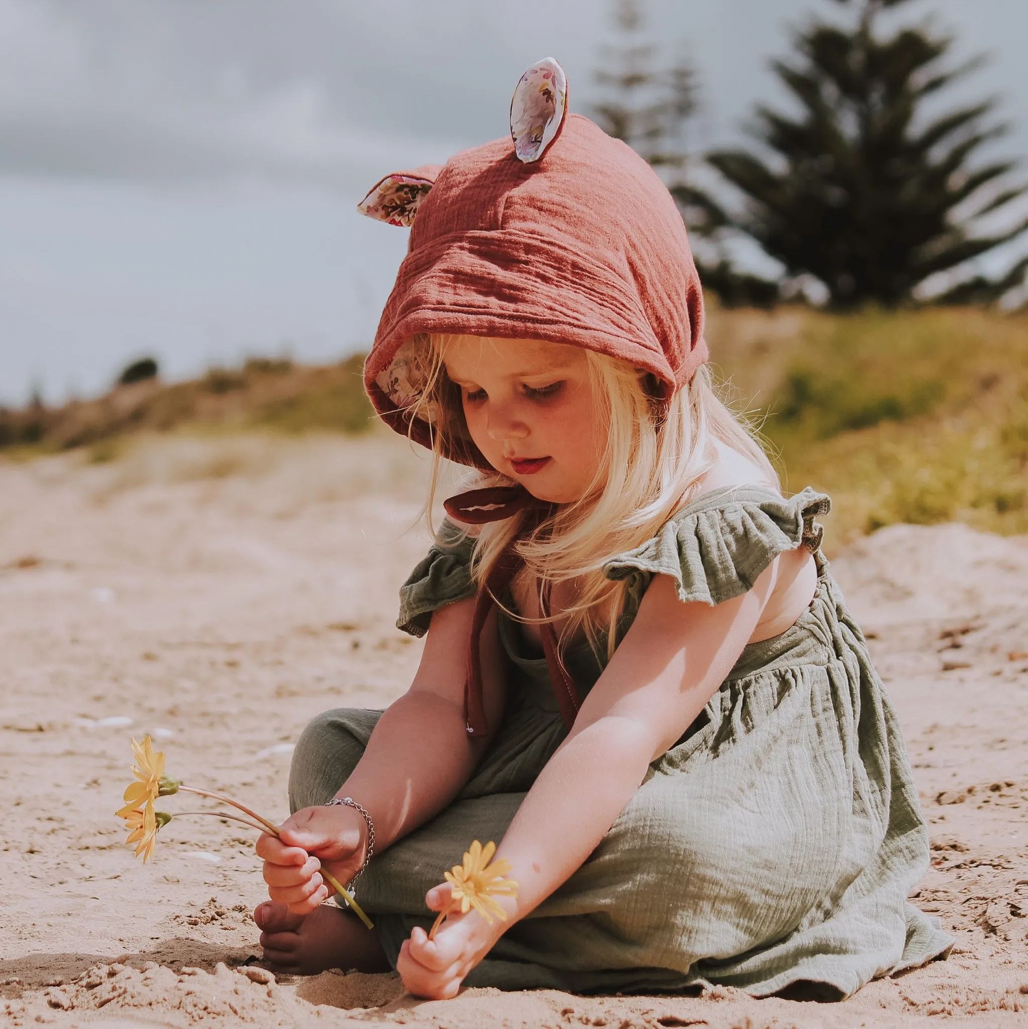 Riverstone Bonnet   Cap Sewing Pattern - Baby   Child
