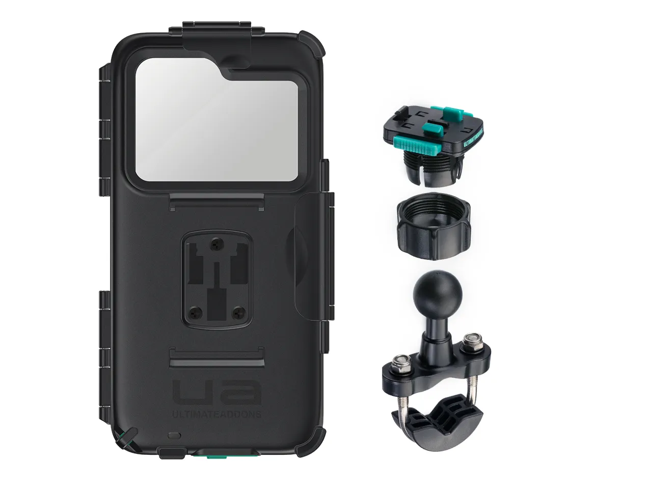 Samsung Galaxy S21 Ultra Tough Waterproof Case Motorcycle Mount Kit