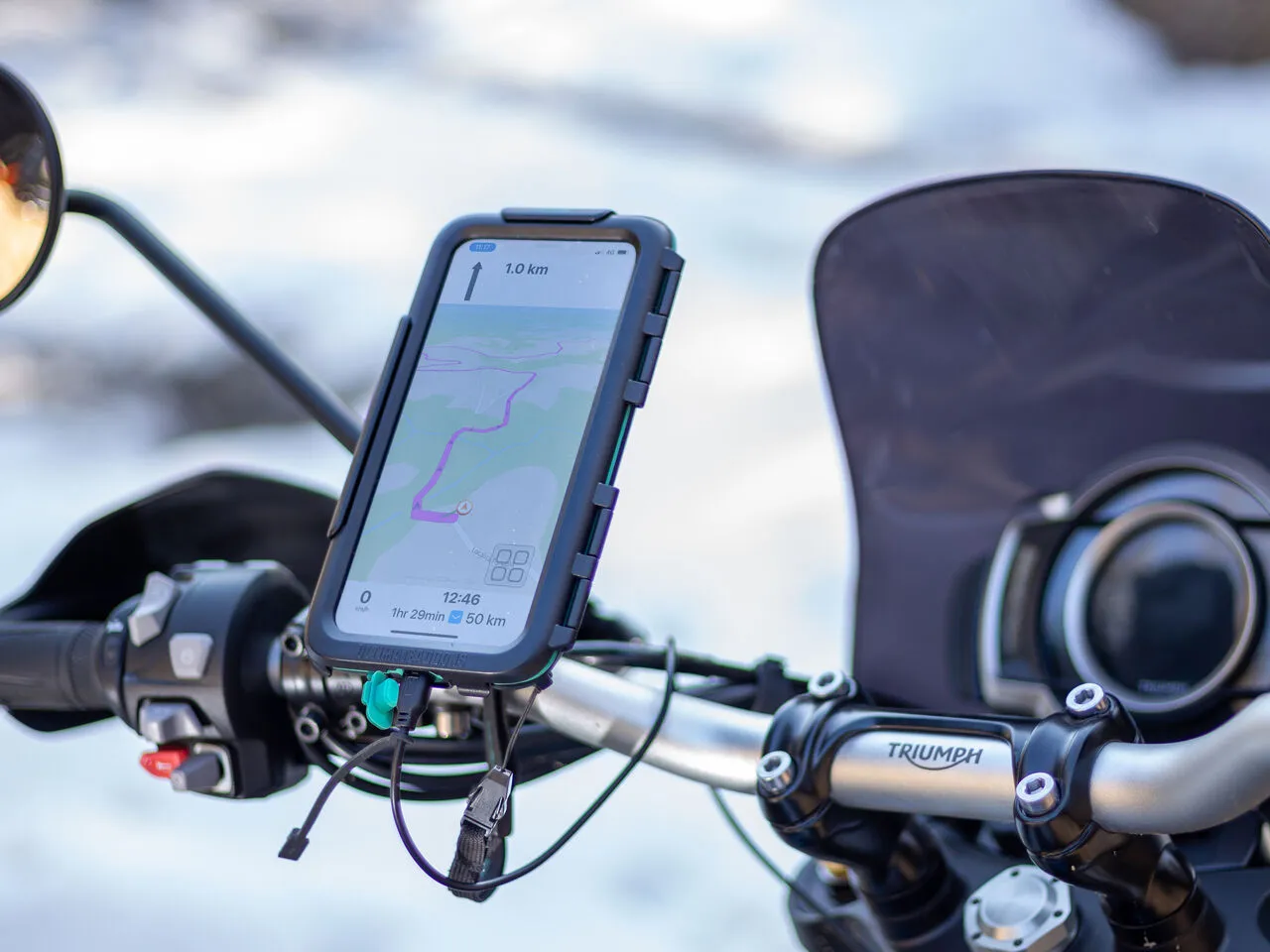 Samsung Galaxy S21 Ultra Tough Waterproof Case Motorcycle Mount Kit
