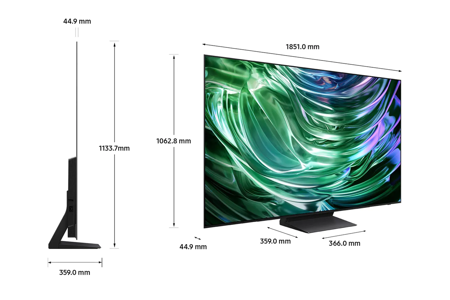 Samsung S90D 83" 4K HDR OLED Smart TV (2024) | QE83S90DAEXXU