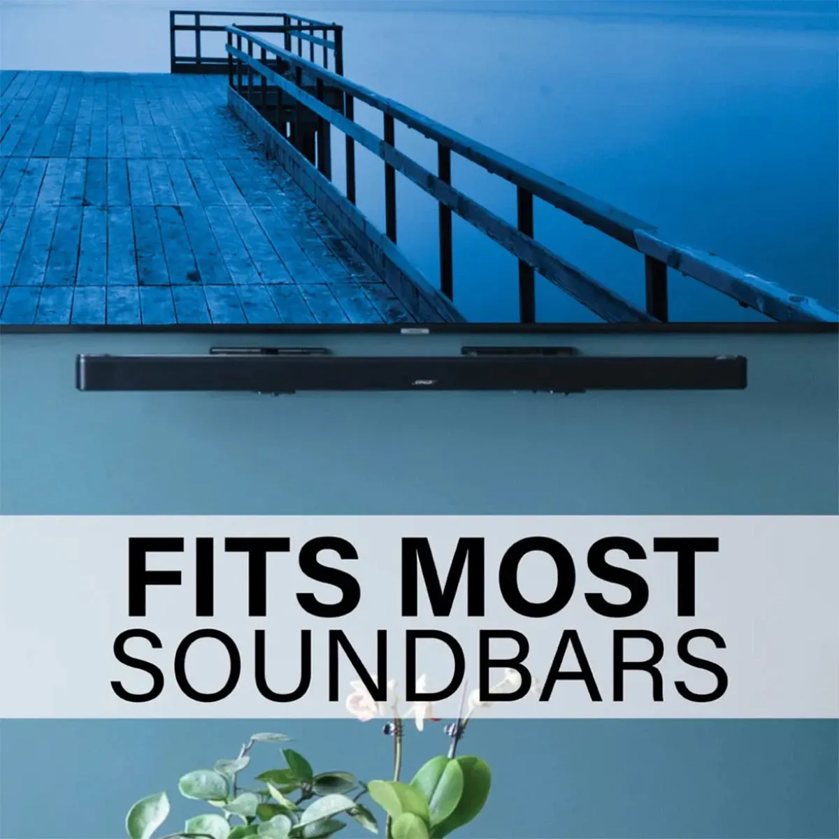 Sanus WSBWM1 Extendable Soundbar Mount for Dolby Atmos Soundbars