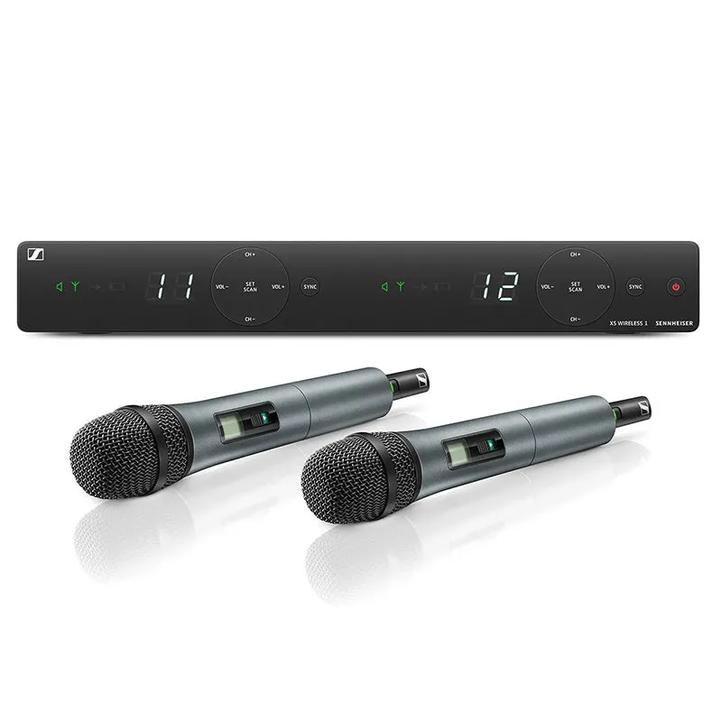 Sennheiser XSW 1-825 Dual-B - Wireless 2 x 825, 2-Channel Wireless Handheld Mic System (Each)