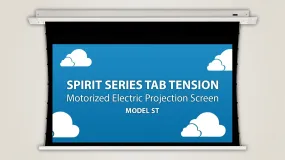 Severtson Screens Spirit Tab Tension 92" (79.9" x 45.1") HDTV [16:9] ST1691003D