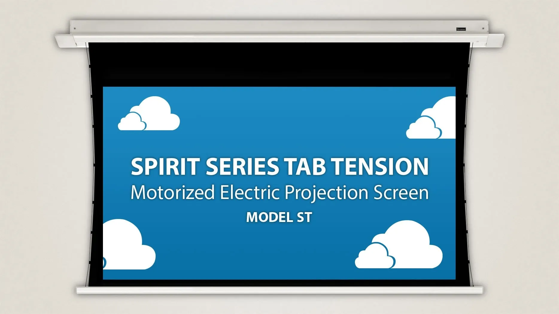Severtson Screens Spirit Tab Tension 92" (79.9" x 45.1") HDTV [16:9] ST1691003D