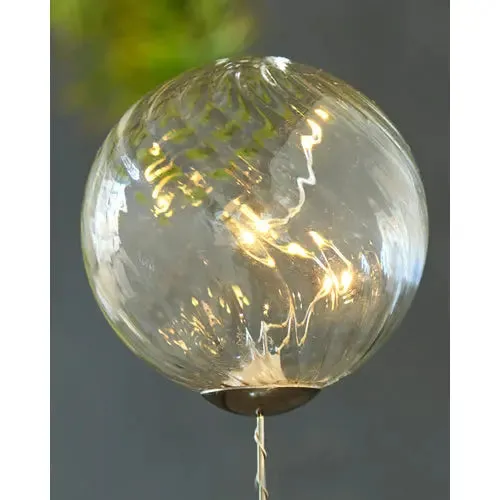 Sirius Wave Trio decorative table light, clear