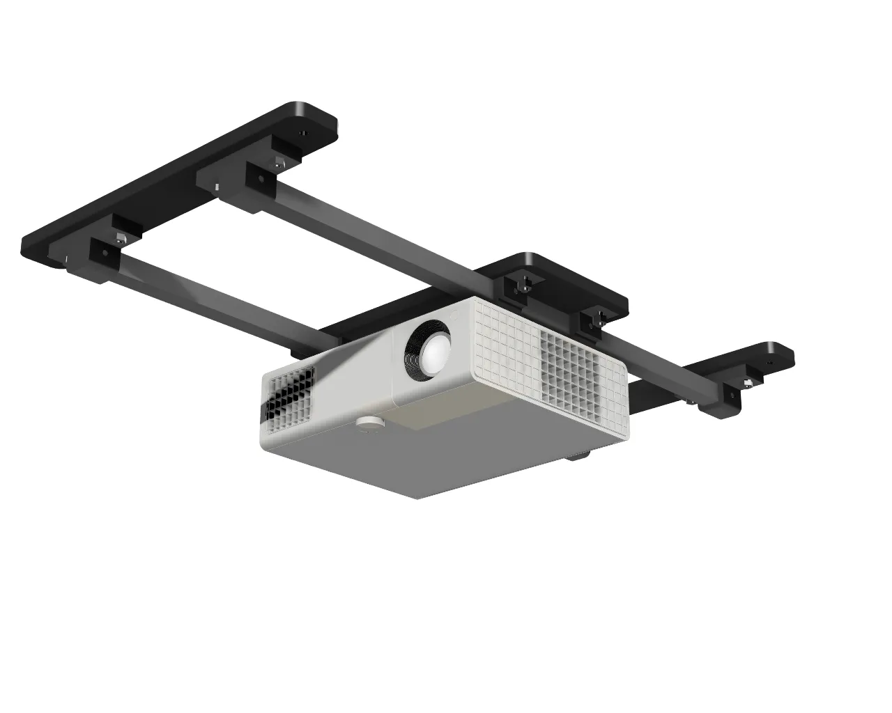 SkyRail Adjustable Sliding Ceiling Projector Mount for Golf Simulators