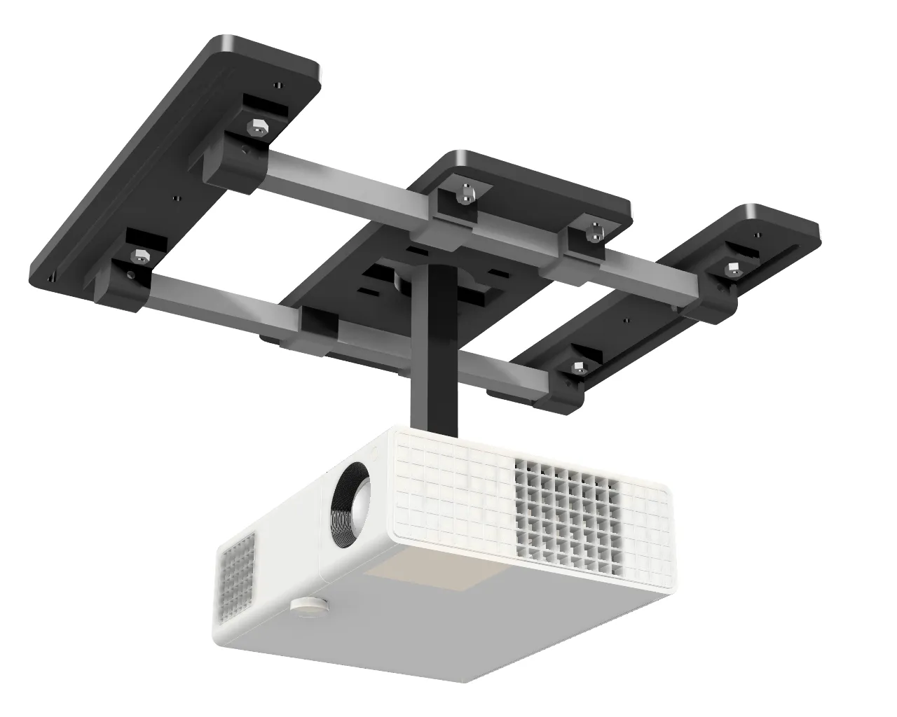 SkyRail Adjustable Sliding Ceiling Projector Mount for Golf Simulators