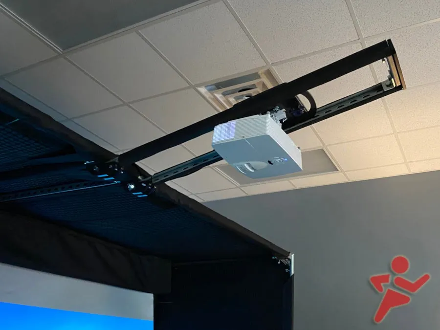 SkyRail  Cage Attached Golf Simulator Projector Mount for Super Bays and Studio Bays