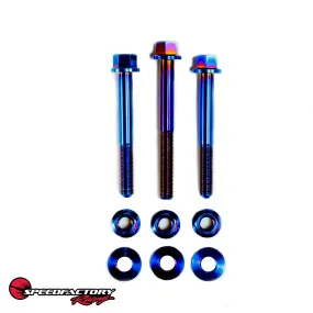 SpeedFactory Racing Titanium EG / DC / EK Engine Mount Hardware Kit - Raw - SF-02-075-M12-EMK