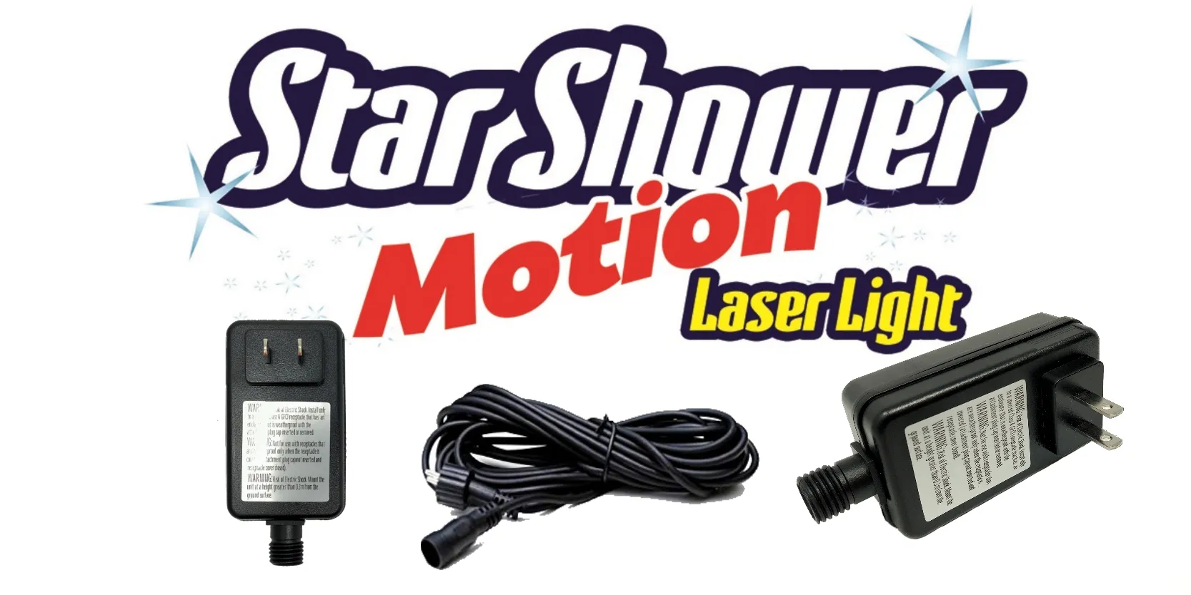 Star Shower Replacement Power Supply Adapter Plug v2| Intertek 5004021 4007202 5001704 5008916 3103807 3099641 5003428