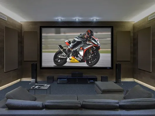 Stewart Filmscreen Deluxe WallScreen Fixed Frame 123" (60"x107") HDTV [16:9] WSDQ123HFHG5EZMX