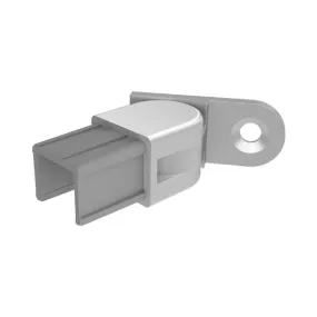 Summit Nanorail 25x21mm wall plate horizontal adjustable - Right - Satin