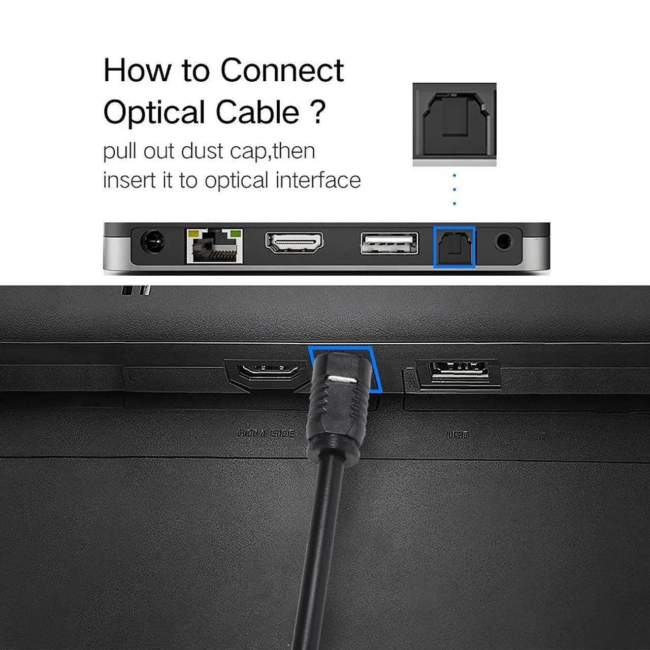Toslink Male To Male Od4.0 Cable Q-Tk4