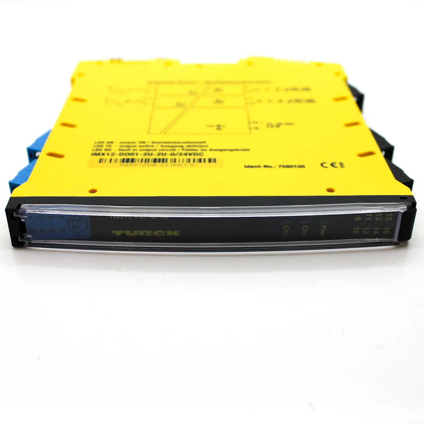 Turck 2-Channel Solenoid Driver IMX12-DO01-2U-2U-0/24VDC 7580105