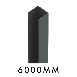 U Channel - Extrusion - 6000MM LONG  30mm x 33mm