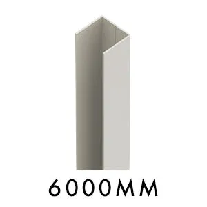 U Channel - Extrusion - 6000MM LONG  30mm x 33mm