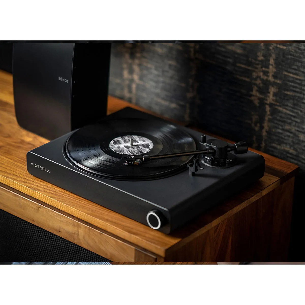 Victrola Stream Onyx Works with Sonos Wireless Turntable with Pair of Sonos Era 300 Wireless Smart Speaker (White)
