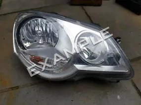 Volkswagen Polo MK4 facelift 05-08 Bi-LED light upgrade retrofit kit for halogen headlights