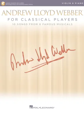 Webber - For Classical Players - Violin and Piano
